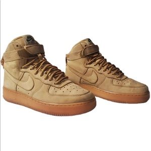Nike Airforce 1 High ‘07 LV8 Wheat Flax Gum 7Y Women’s 8.5 VGUC